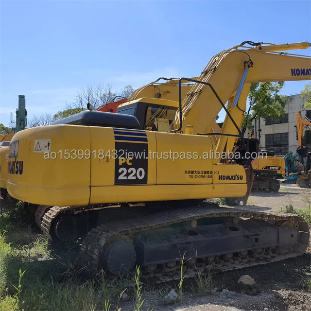 For sale used Japan Komatsu excavator PC220-7 komatsu 22 tons crawler excavator