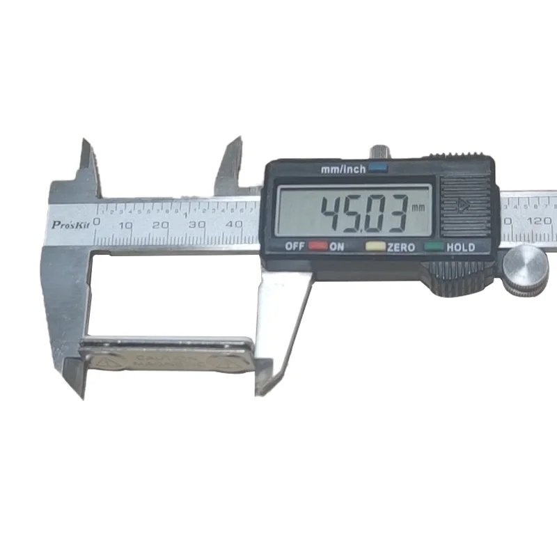 Steel Plate Two Magnets Inside Metal Magnetic Name Tag Name Badge