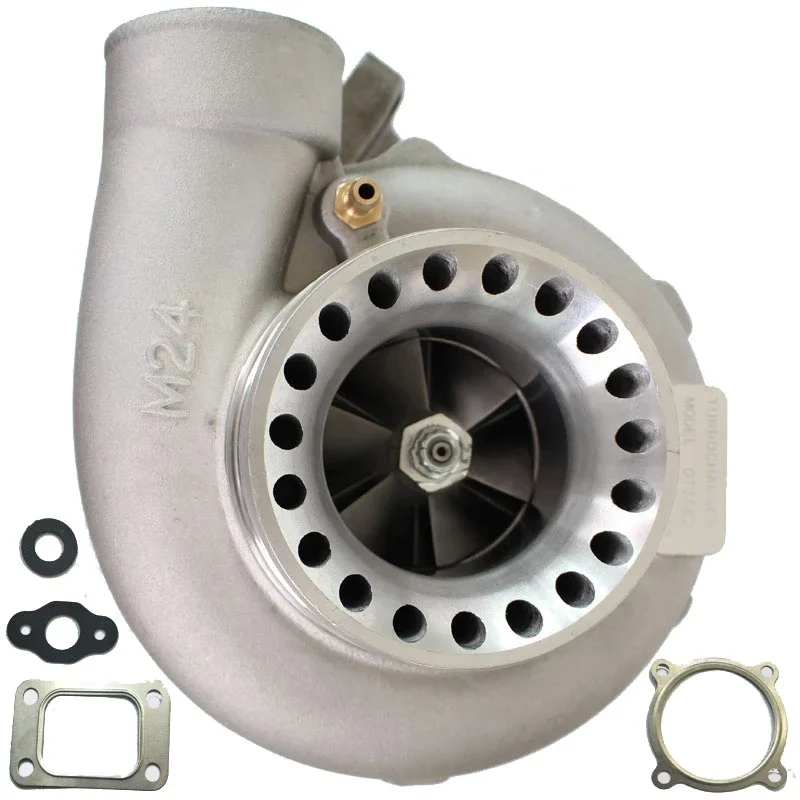Anti-Surge Compressor Turbo GT35 GT3582  T3 T4 Turbocharger Turbocompressor Turbine For 2.5L-6.0L engines