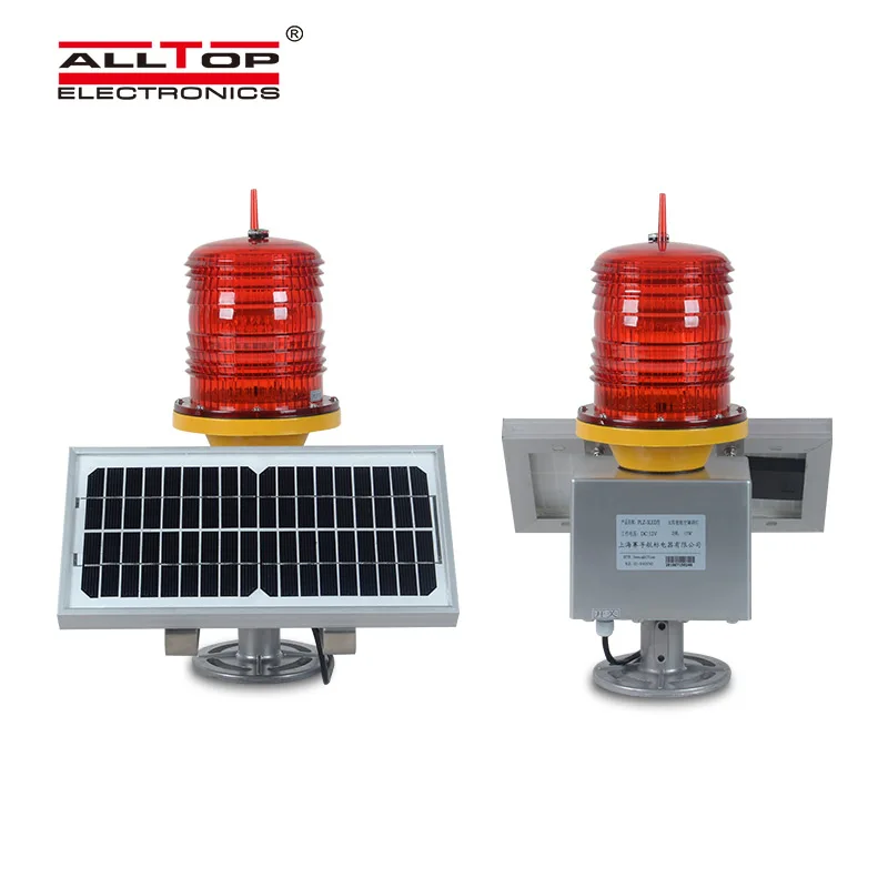 ALLTOP беспроводная водонепроницаемая алюминиевая солнечная светодиодная морская навигация авиационная сигнальная лампа для препятствий