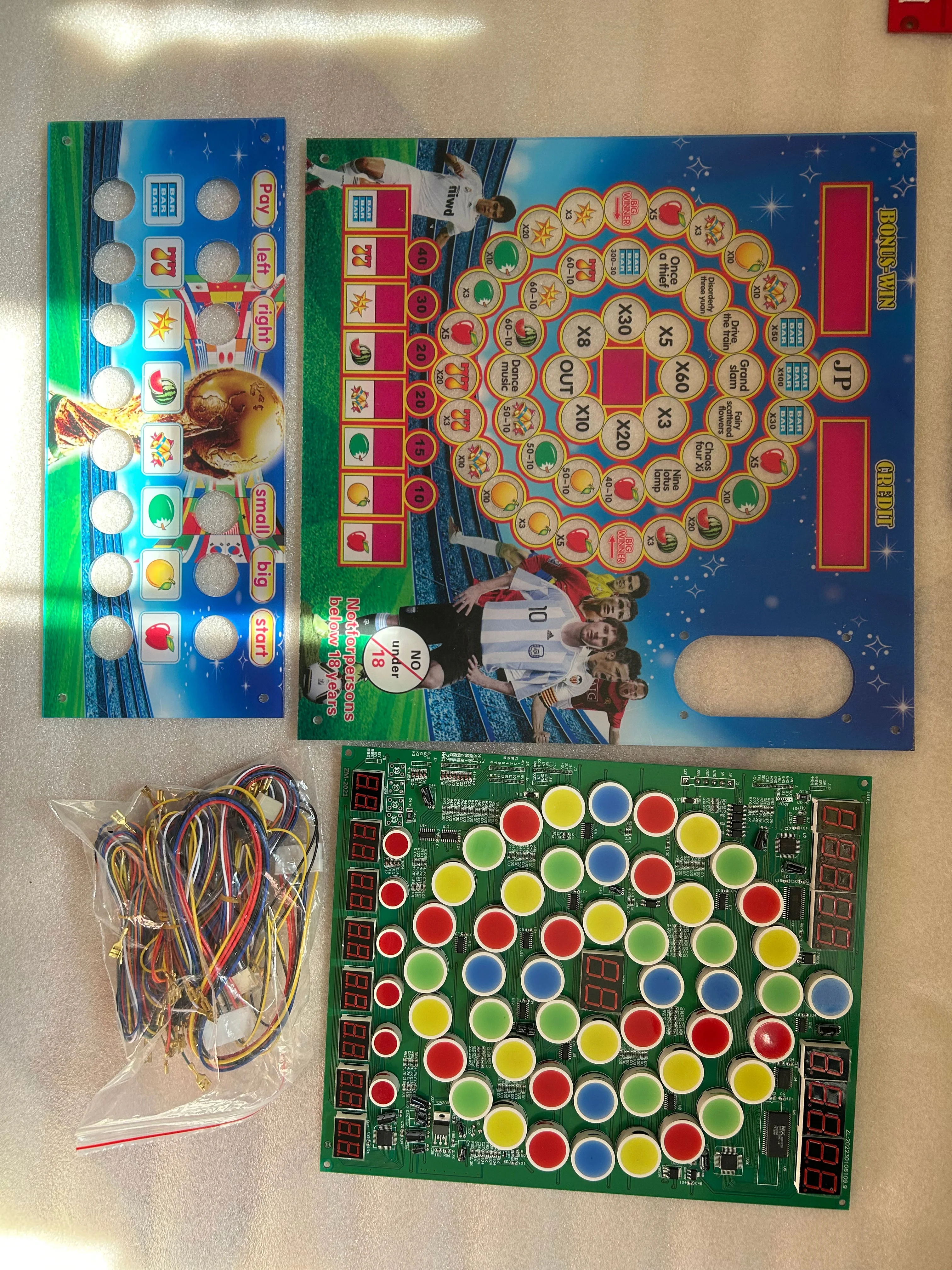 The most popular in Africa Arcade PCB Board Football Star mario game Game board kits