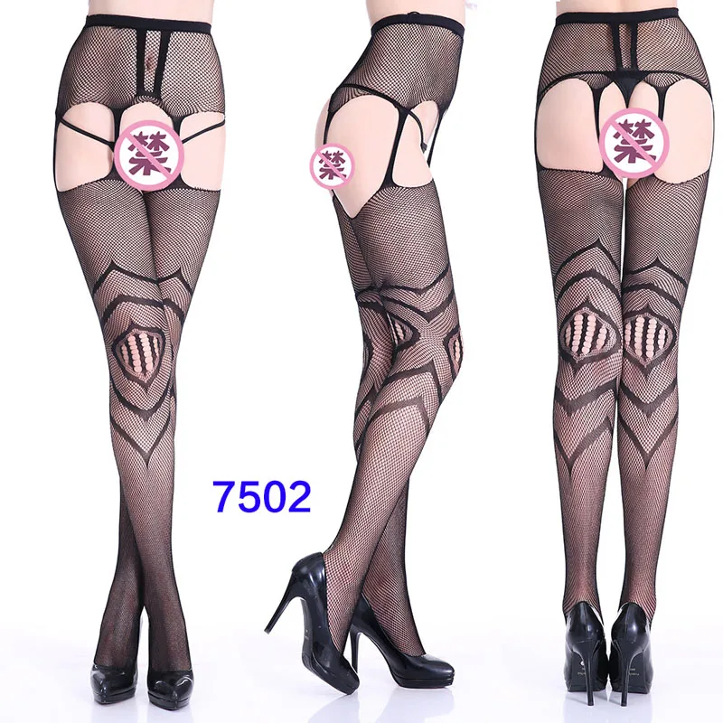 Cowinner 2020 Black Sexy Womens Fishnet Tights Suspender Pantyhose Thigh High Stockings