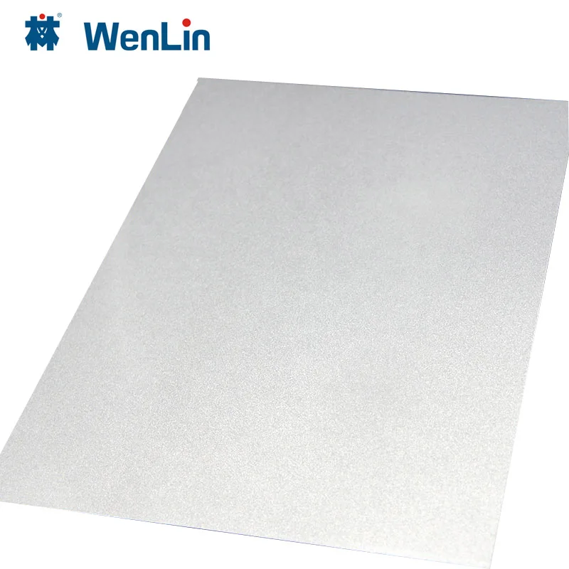 WENLIN white rigid pvc sheet a4 inkjet pvc fusing sheets