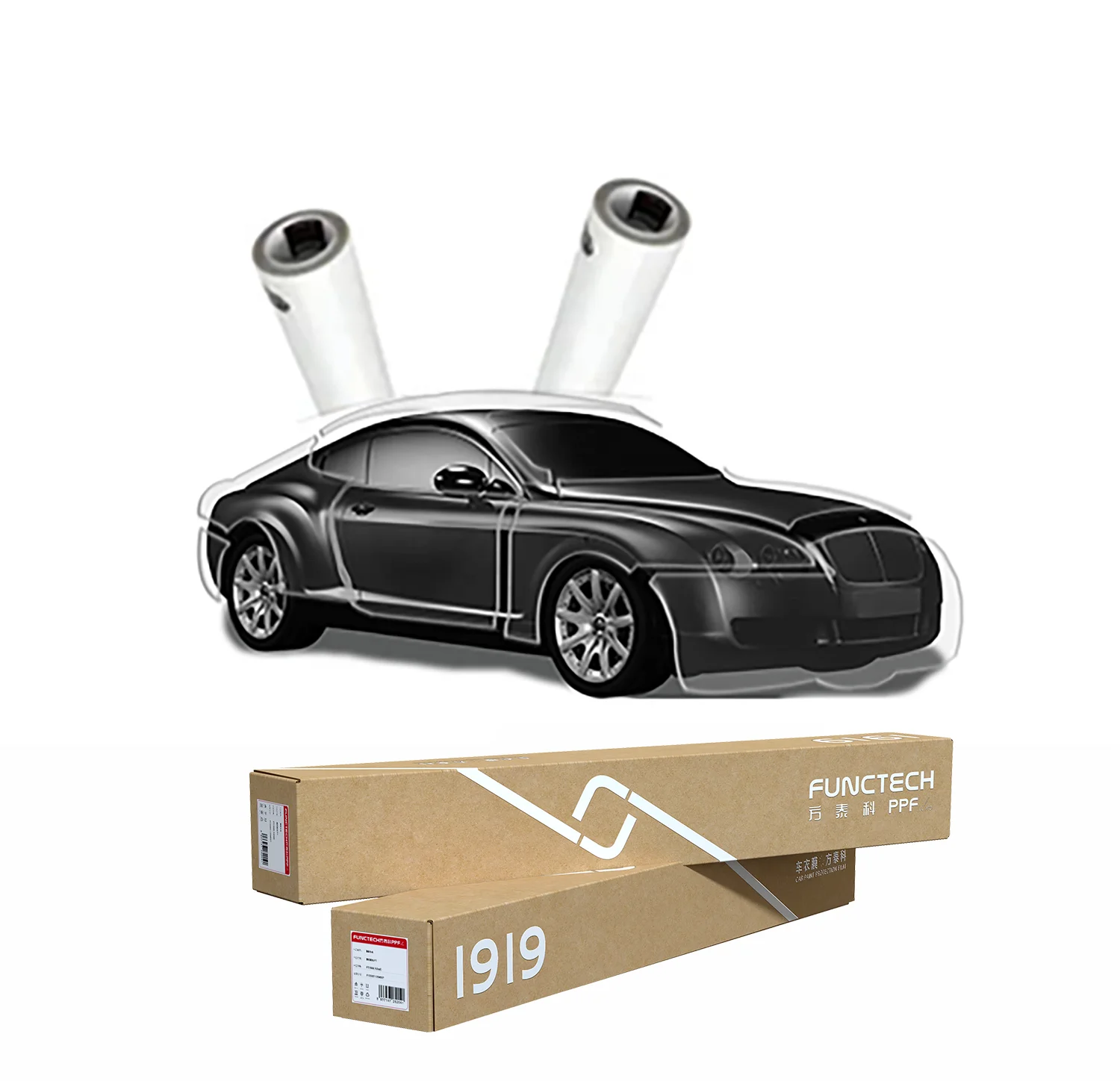 1.52x15m Transparent Car Painting Protective Sticker Ppf Car Wrap Film