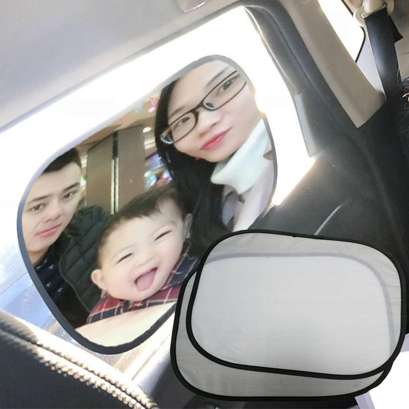 sublimation blank Polyester car Window sunshade for full color Sublimation ink printing