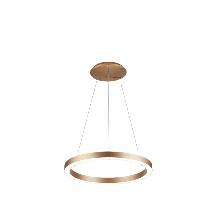 Hot Selling Product Cheap Circle Gold Hanging Chandelier Ceiling Pendant Light Lamp With Reasonable Price