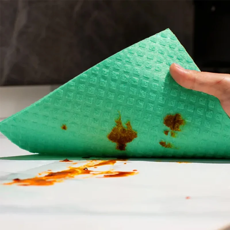 Lovely Pattern Sweidsh Dish Cloth Absorbent Friendly Reusable Cleaning Cloth for Kitchen