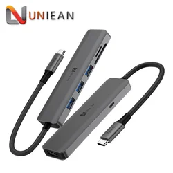 Universal Docking Station USB 7 Port 7 in 1 USB Type C HUB 3.0 for Macbook
