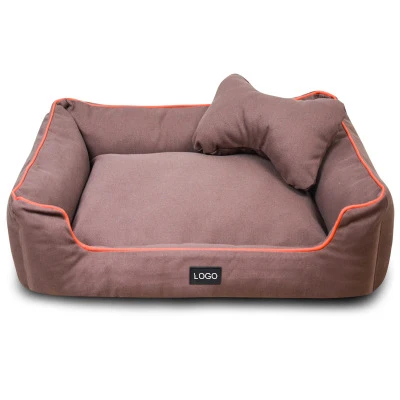 Wholesale luxury dog bed pet bed sofa comfortable and soft can be fully removable and washable