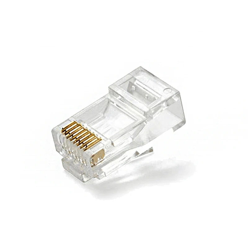 Ethernet Conector RJ45 Plug CAT5 CAT6 UTP RJ45 Pass through Male Connector