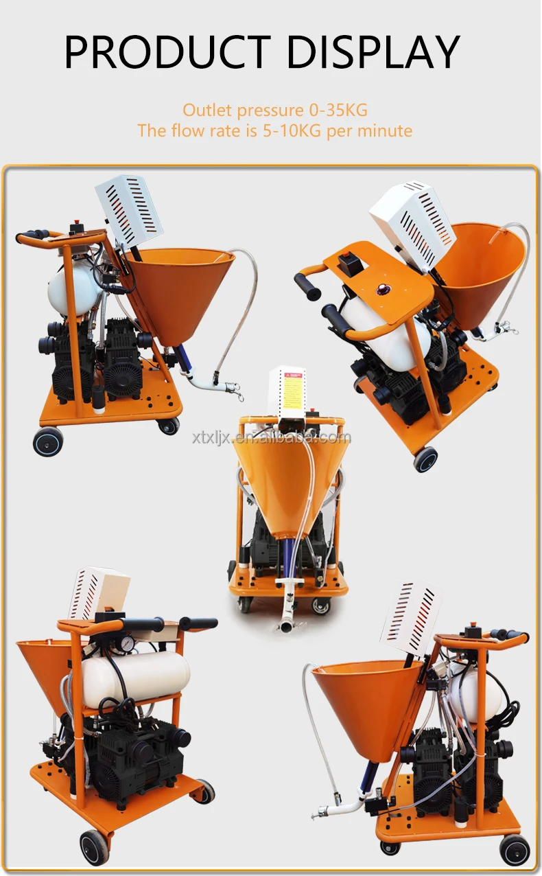 Xieli Machinery Multi functional small putty spraying machine for putty powder coating spraying