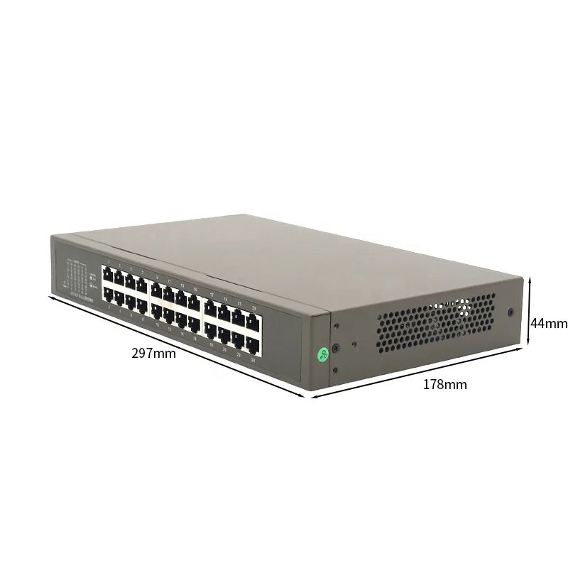 TEG1024D 24-port 10/100/1000Mbps gigabit smart ethernet network desktop router switch China produce Wholesale Support oem