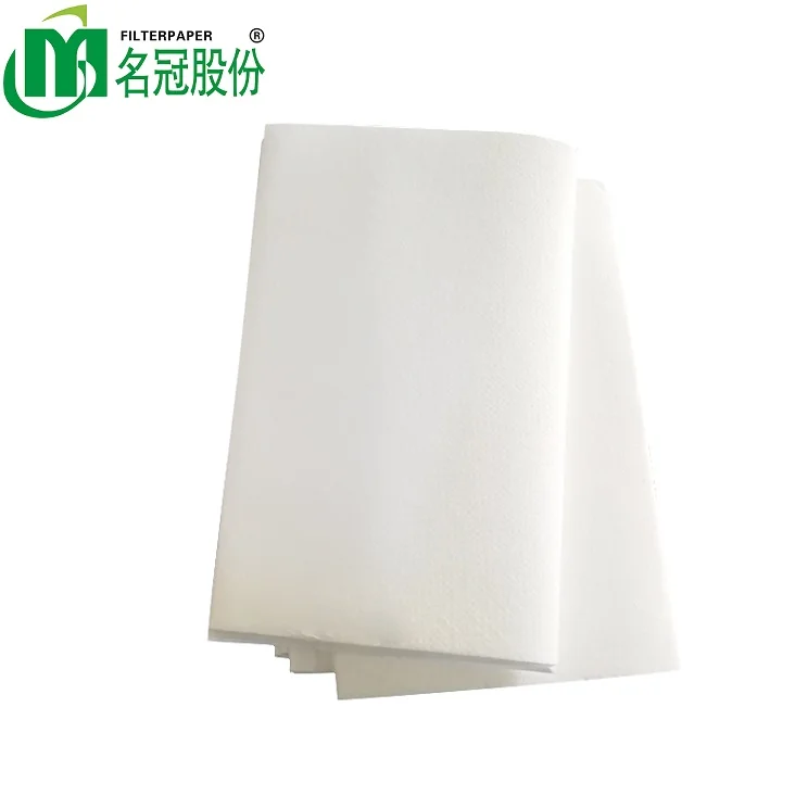High filter efficiency low air pressure drop HEPA grade nonwoven filter media PP melt blown