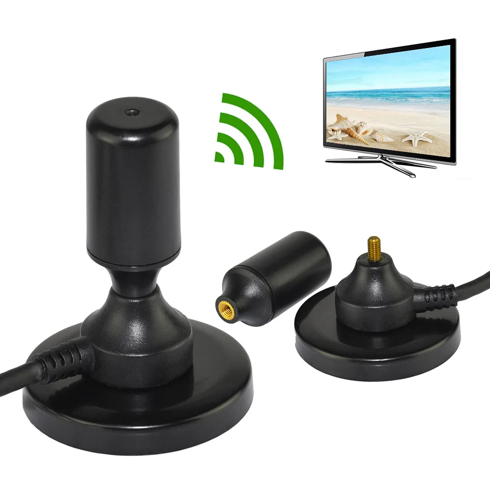  Телевизионная антенна с высоким коэффициентом усиления 15dBi DVB-T TV VHF UHF HDTV комнатная цифровая для бесплатного просмотра телевизора Штекерный