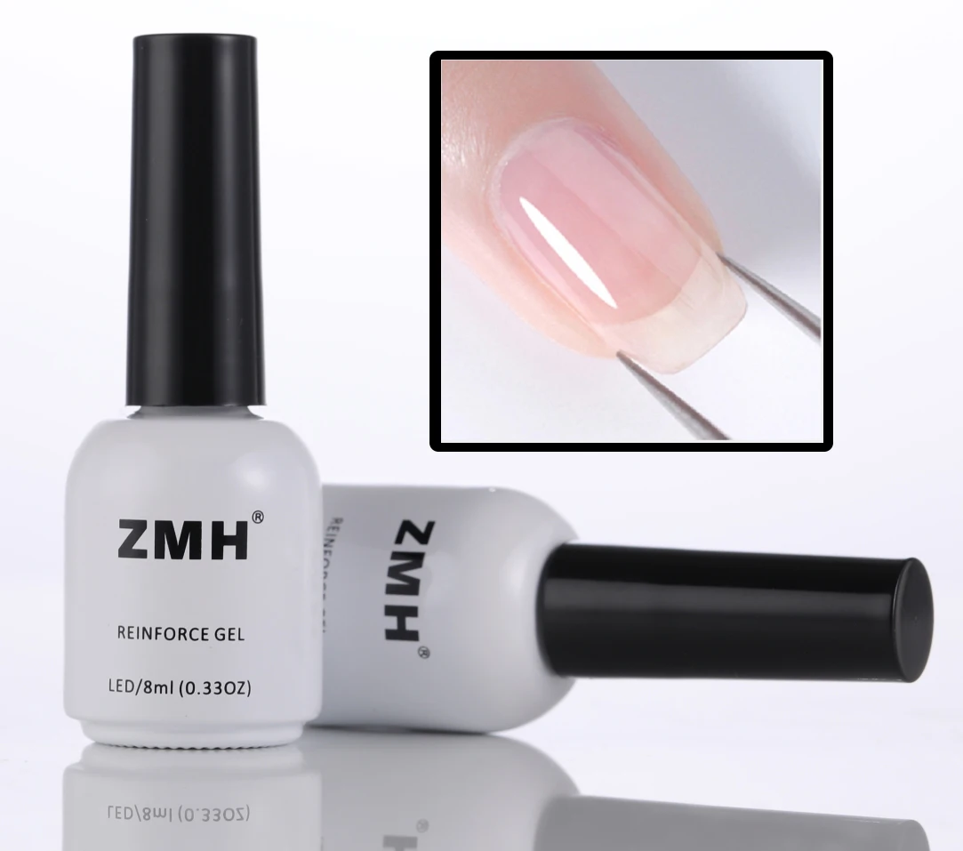 
 ZMH лак для ногтей с логотипом завода оптовая продажа защита для ногтей усиление гель-лака прозрачный Укрепляющий гель  