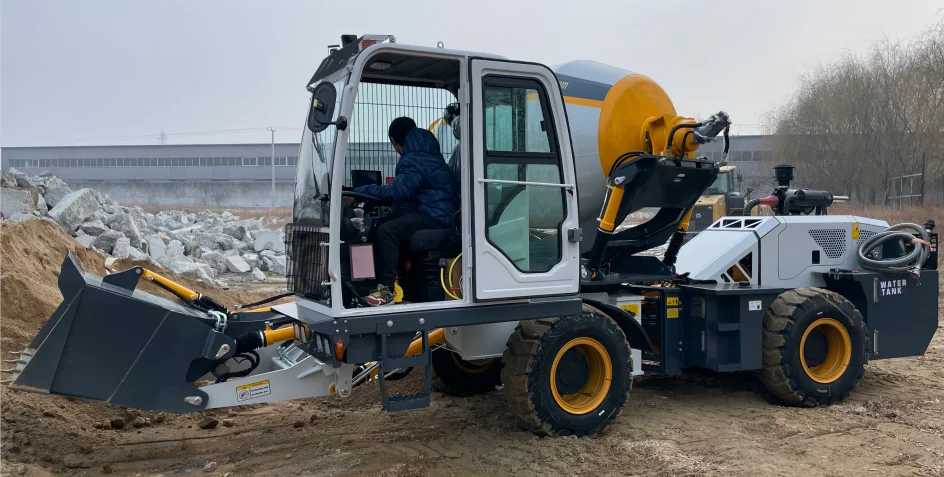 Mixer Pump Machine Self loading Small Portable Concrete Mixer Truck With High Quality