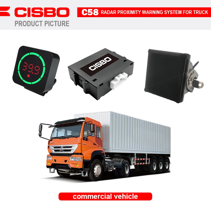 40M PWAS With Data Logger 77Ghz Programmable Microwave Object Detection Radar Reversing Alarm Proximity warning alert system