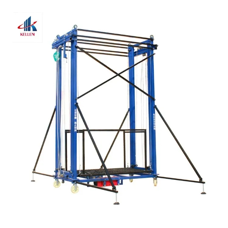 500kg electric lifting ladder & scaffolding 2-6 meters for construction decoration maintenance remote control