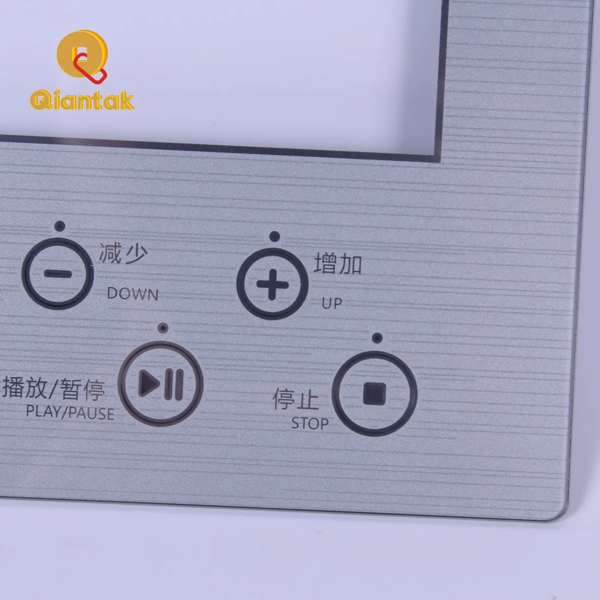 High Quality Silk Sreen Printing Custom Touch Control Screen Switch Acrylic Front Panel