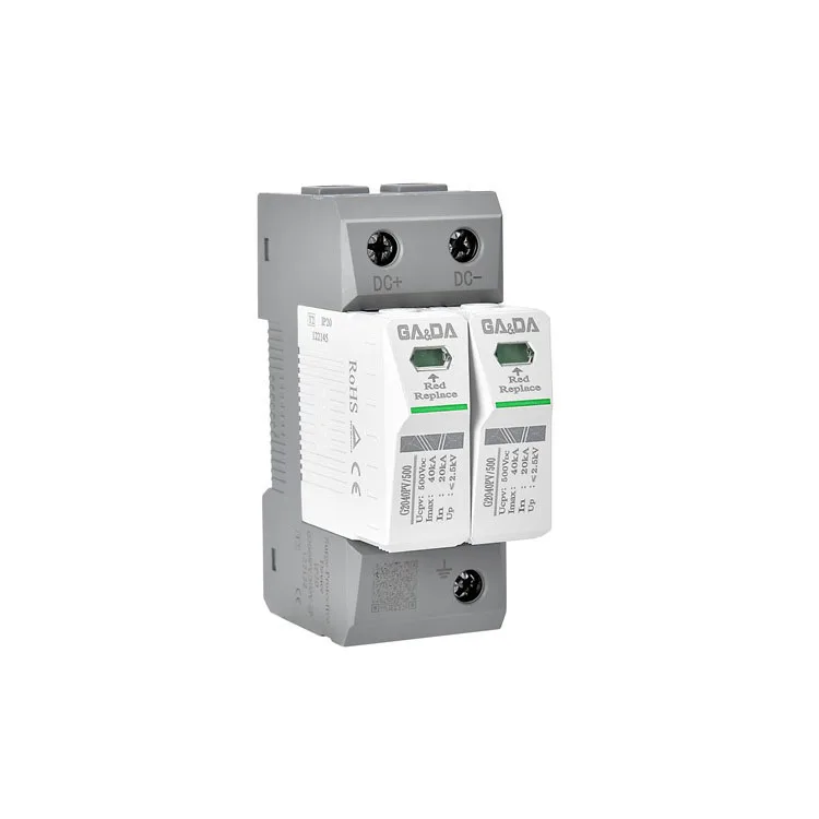 DC 500V SPD Surge Protective Device 2p 40kA solar PV SPD