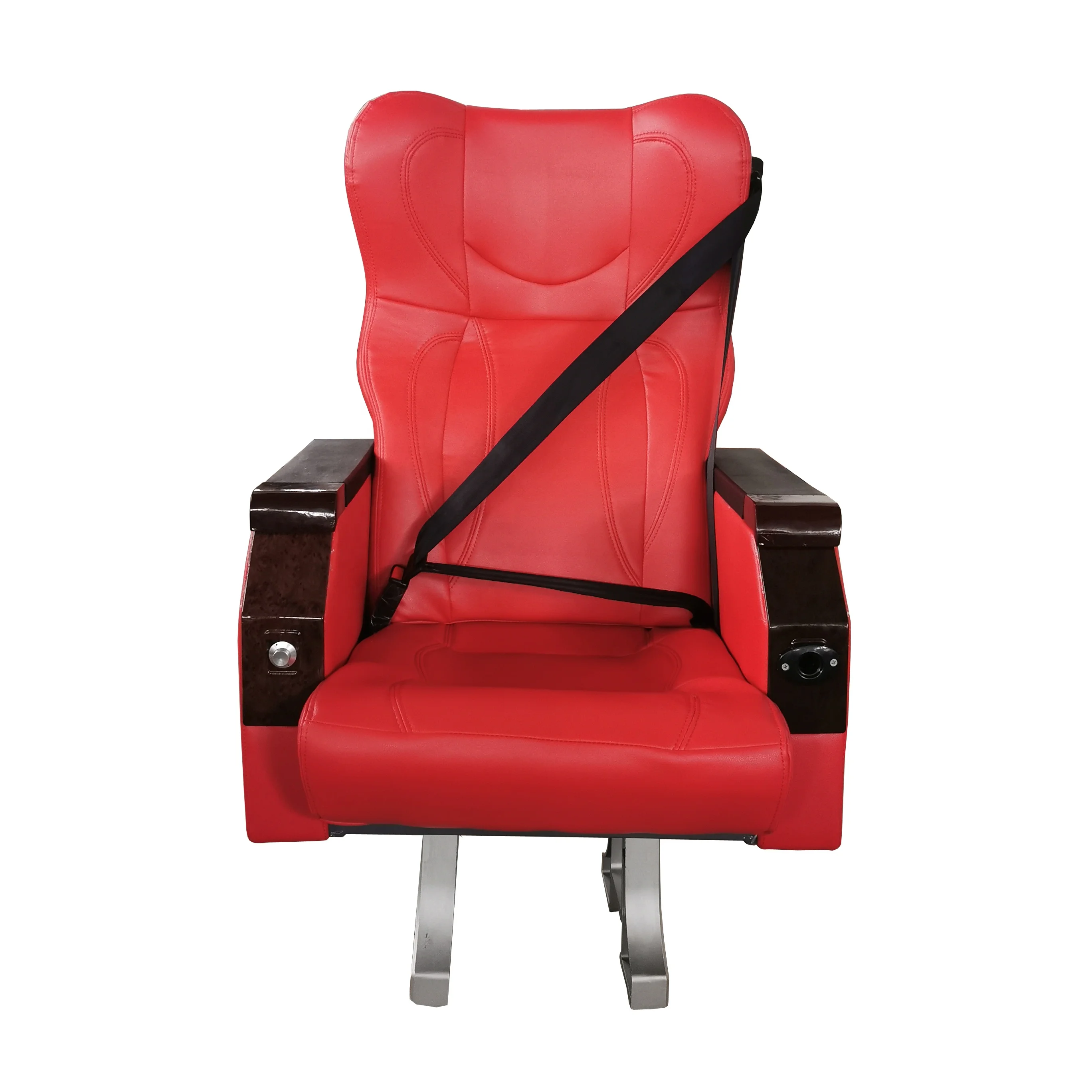 Auto VIP Leather passenger seat Coach With Leg Rest For Bus