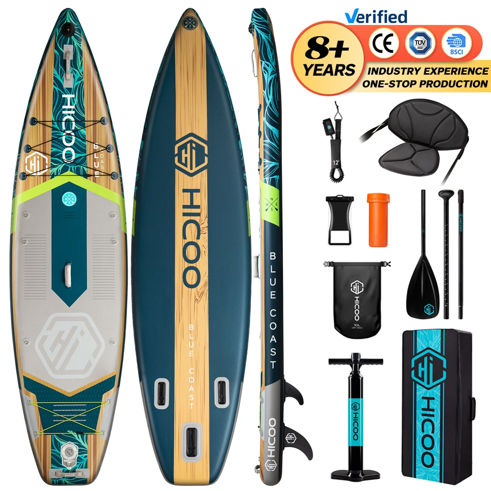 Wholesale Waterplay surf accessoires surf madera inflatable sup boards fishing paddle board with kayak seat