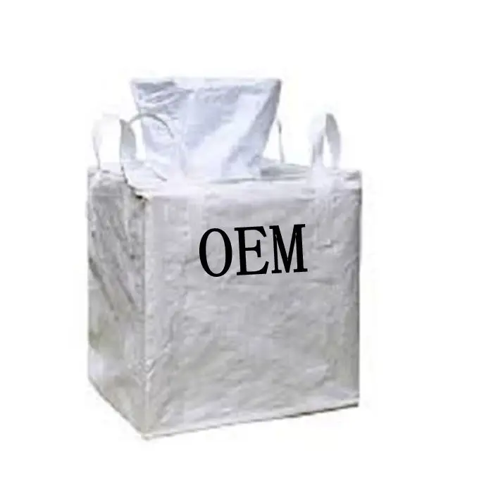 EGP Factory woven polypropylene jumbo bag 1 ton pp big bag sewing IFBC 1 ton sand container bags 1 ton 1000kg