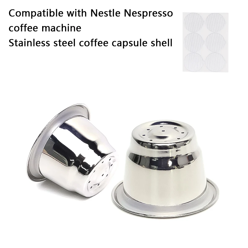 Подходит для Nestle кофемашины DIY нержавеющая сталь перерабатываемая кофейная капсула оболочки