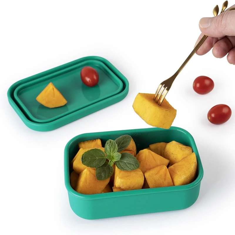 New Arrival Portable Rectangular Food Grade Heatable Lunch Box with Lid Wholesale Bento Box for Lunches