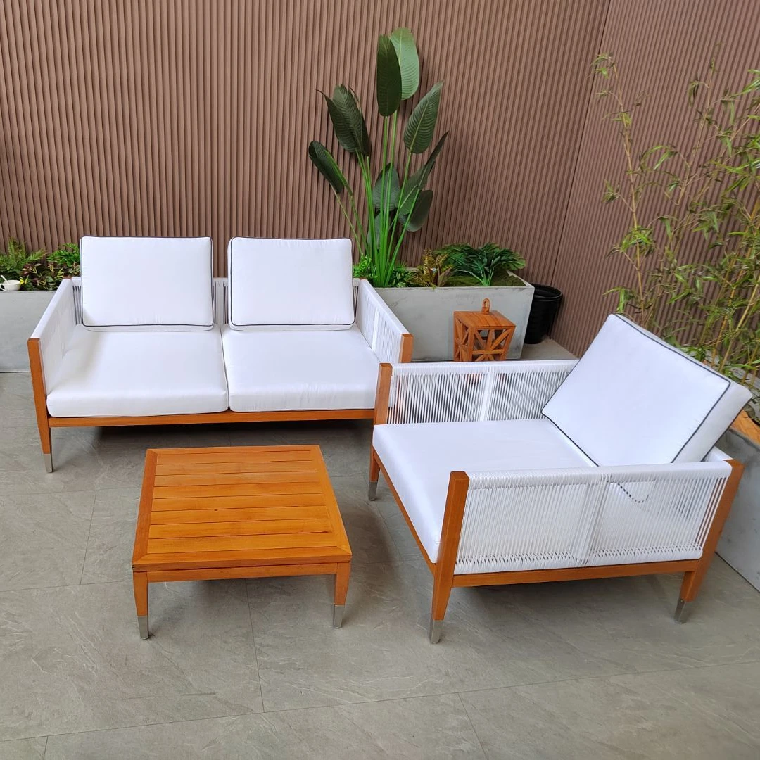 Outdoor Furniture Factory Customize Manufacture Hotel Project Garden Sofa Set Garden Furniture