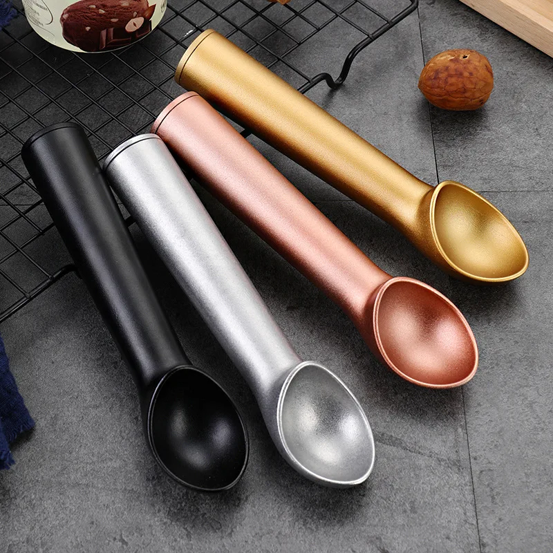 Luxury High Quality Anodized Aluminum Ice Scoop ice cream scoop spoon Ice Cream Makers