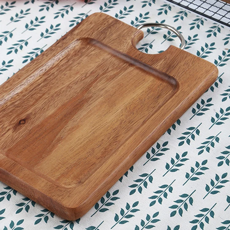 
Cheap Bread Wooden Dessert Modern Plate Cake Serving Tray 