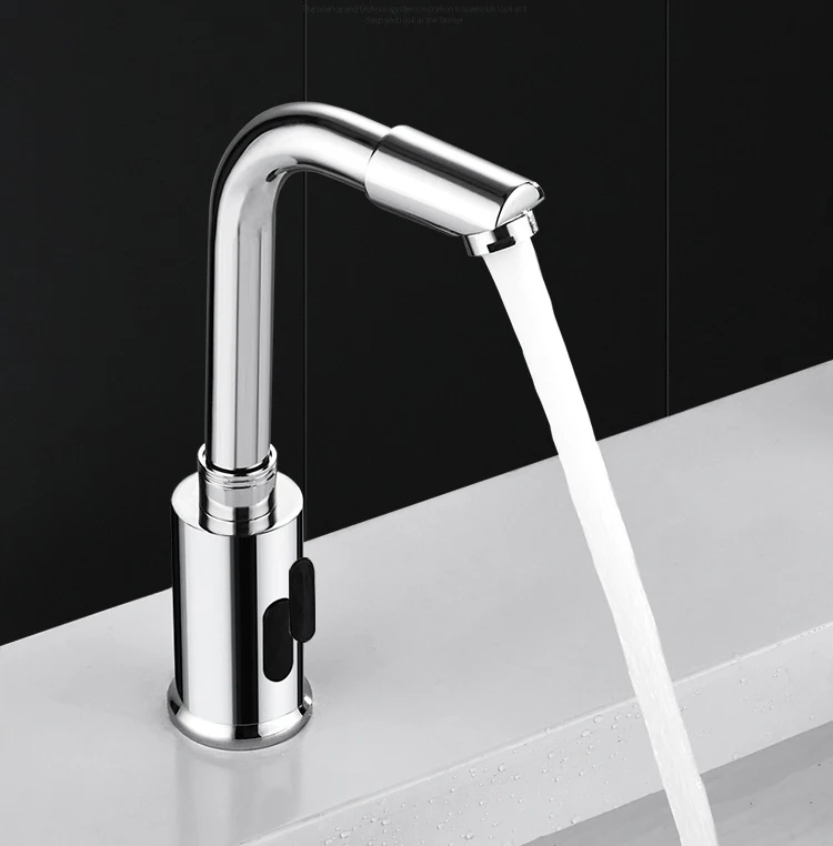 Factory Hot Sell 360 Degree Swivel Wash Tap Smart Automatic Sensor Mixer Basin and Kitchen Faucet