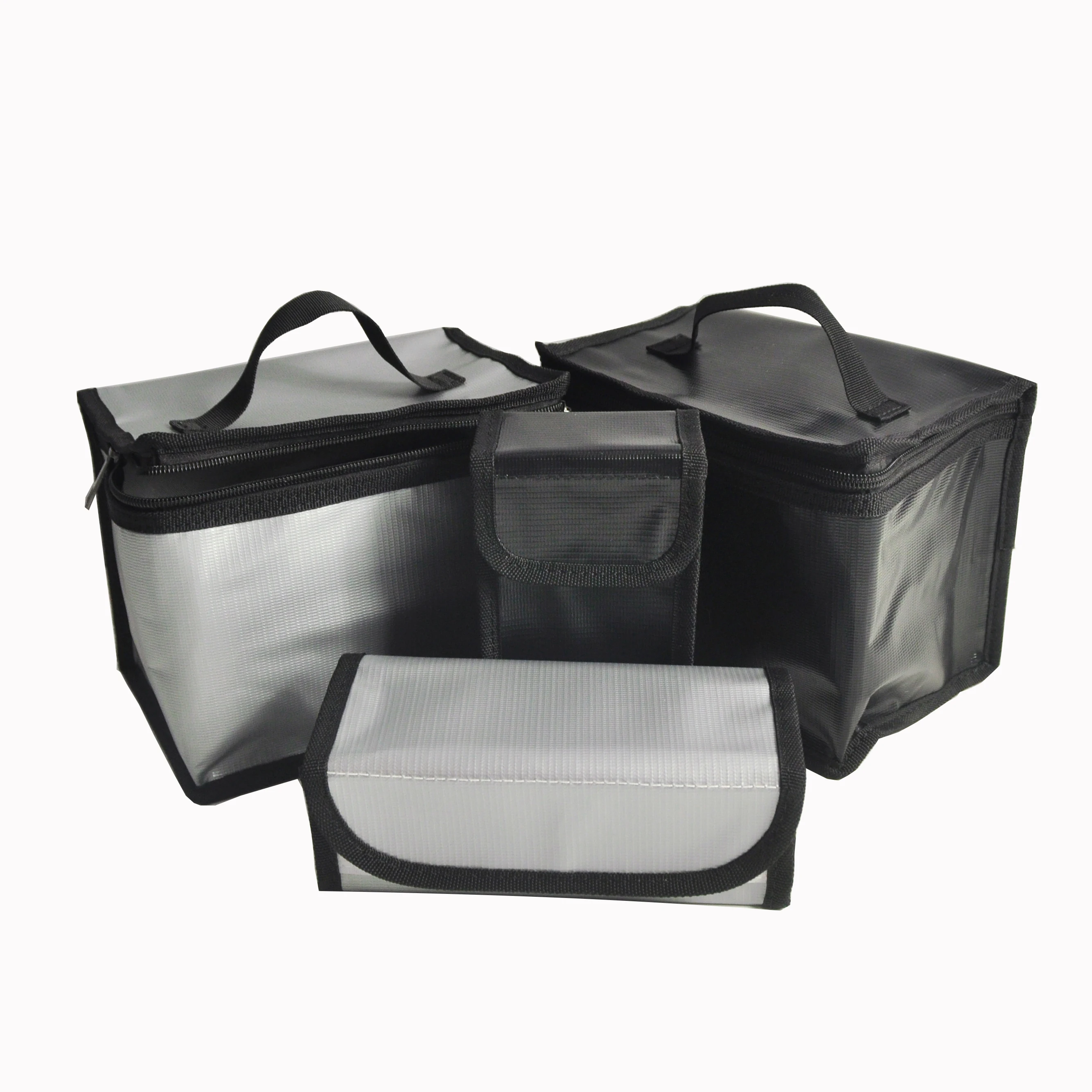 
orange fire proof fireproof safety bag for documents lipo li-po battery 