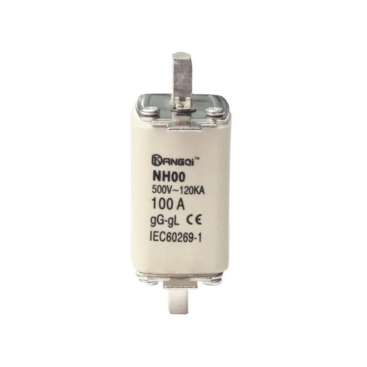 
HRC NH00 fuse holder and high breaking capacity and low voltage usage balde fuse ceramic porcelain fuse base 
