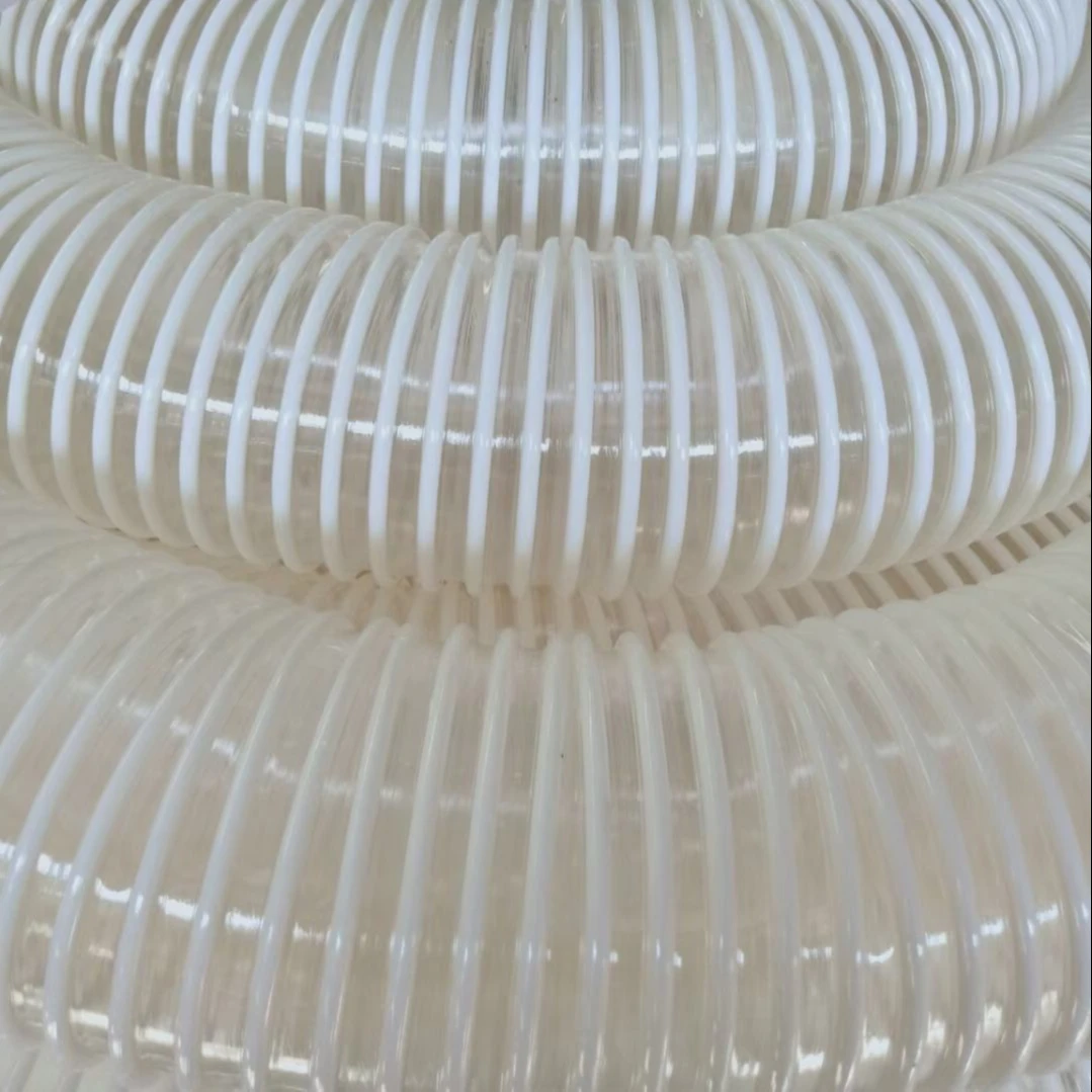Manufacturer PU Spiral Suction Hose Polyurethane High Pressurized Pipes Suction Discharge Hose