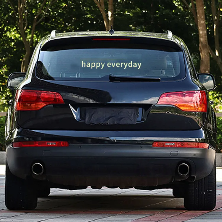 With voice function LED full-color sign WIFI programmable car display