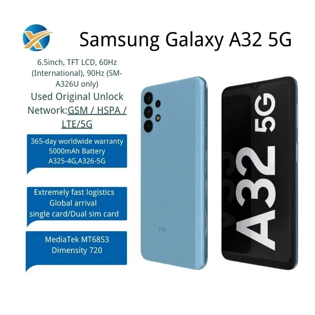 Wholesale Galaxy A32  Original Mobile Phone Unlock For Samsung Galaxy A32 5g A325 A326 G781 G981 G986 G988 128gb 256gb