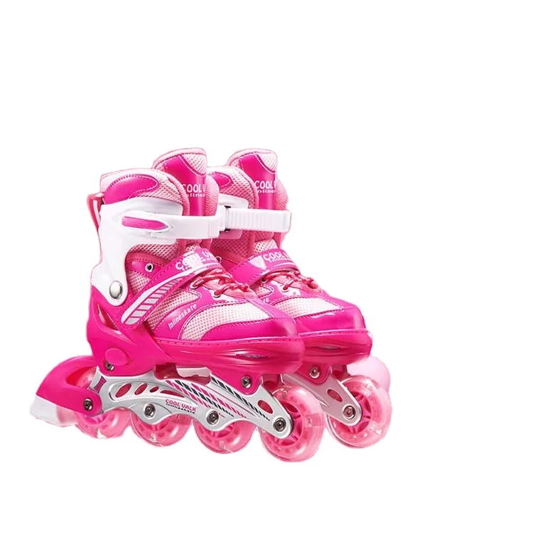 Wholesale Detachable Roller Skates Flooring Custom The Skating Shoes for Boys Girls Professional Inline Skates for Kids