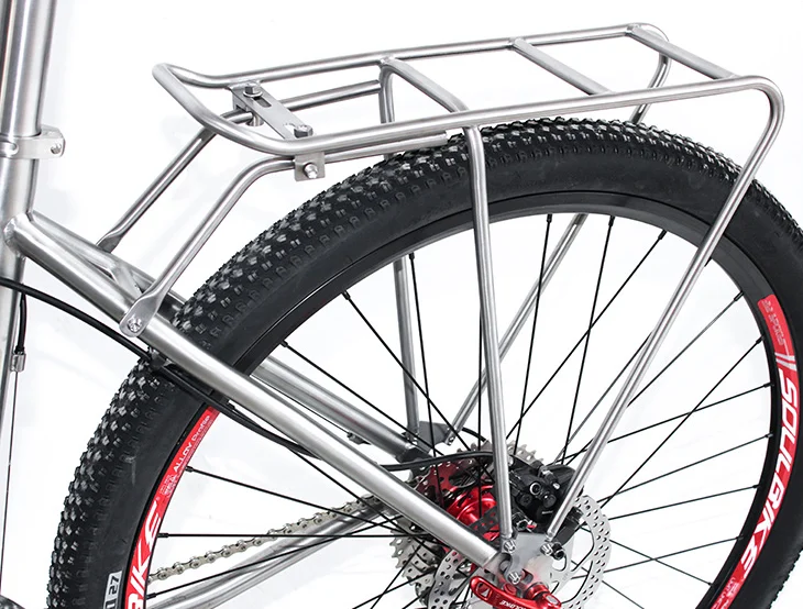 2020 New Design Titanium Bicycle Rear Luggage Rack For 26' 27' 29er 700c Bike