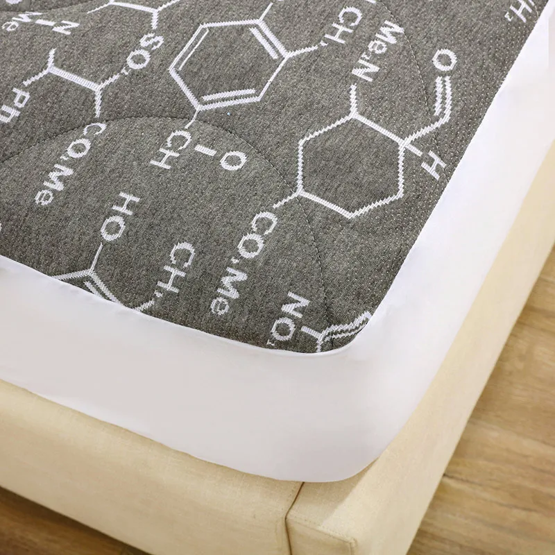 Ultra soft breathable anti microbial anti mite quilted mattress pad Waterproof Bed Bug Mattress Cover