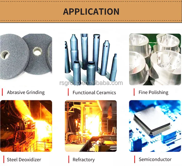 Ultra high purity silicon carbide 99,999% 6n silicon carbide for semiconductor