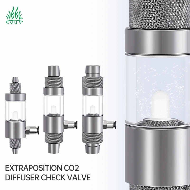 AQUA aquaquaium Tank внешний Co2 атомайзер наружный диффузор обратный клапан Аквариумное Оборудование для аквариумных растений аквариум