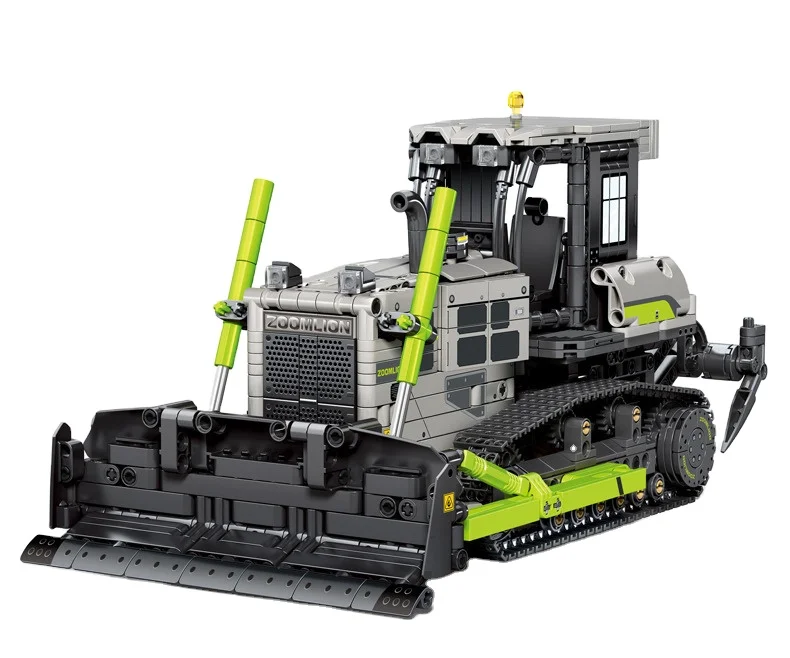 Sembo IP Zoomlion - Bulldozer Building Block Model Large Modular Toys Difficult Gifts for Boys and Girls