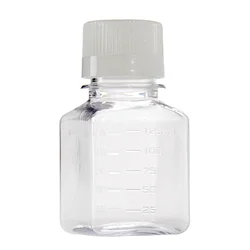 30ml PETG Square Media Bottle Food/Pharmaceutical Plastic Bottle With Screw Cap OEM/ODM