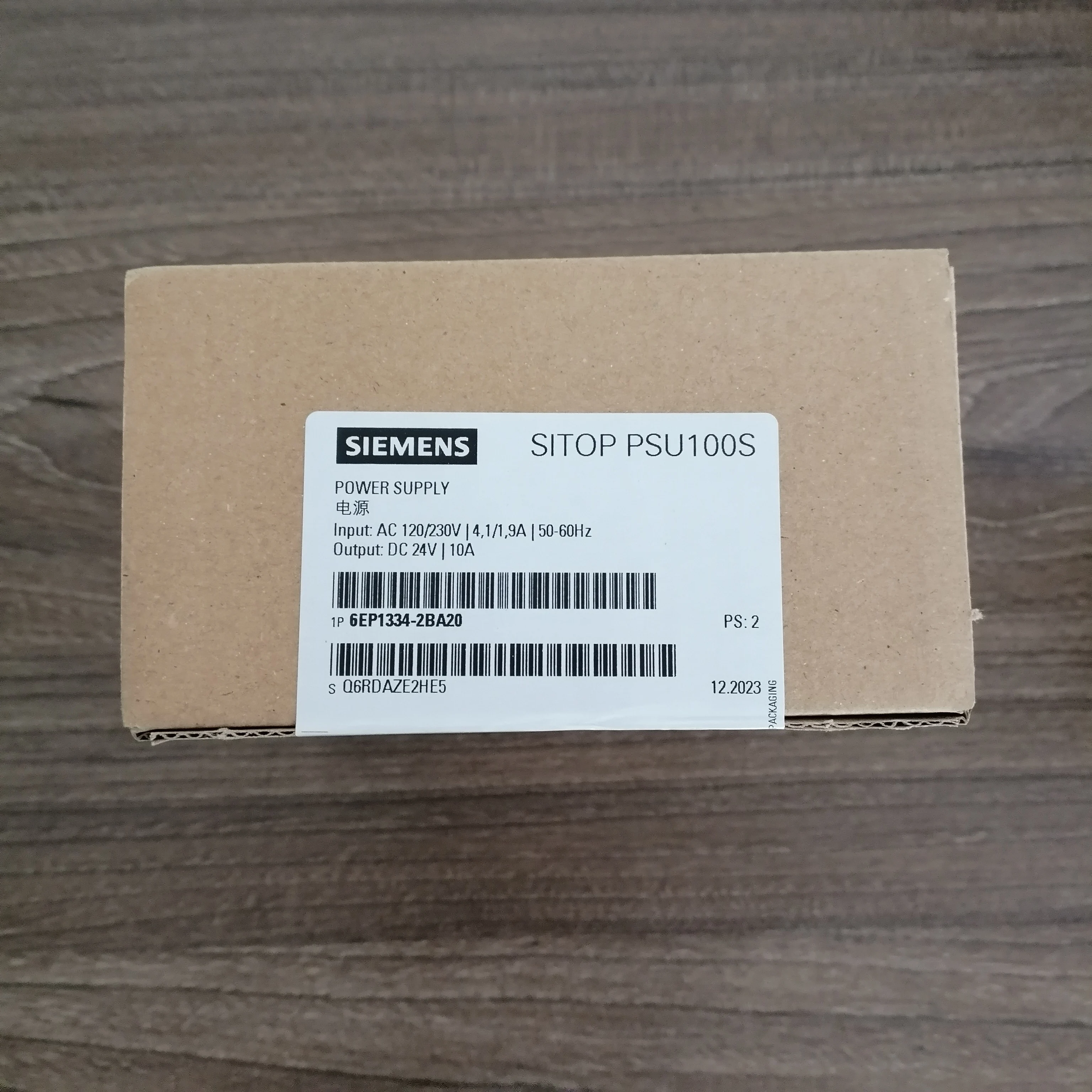 6EP1334-2BA20 новый оригинальный CNC SITOP PSU100S Siemen PLC модуль