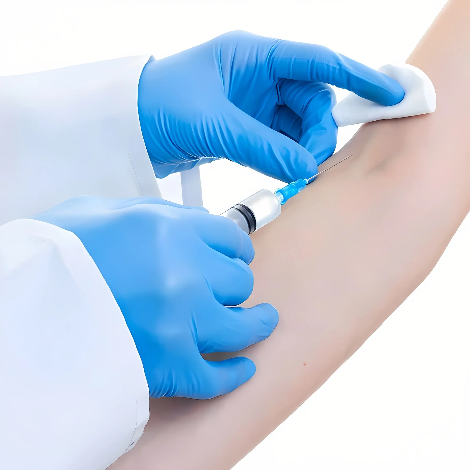 Hot sale Disposable Blue Nitrile Gloves Powder Free for Medical Use in medical in china