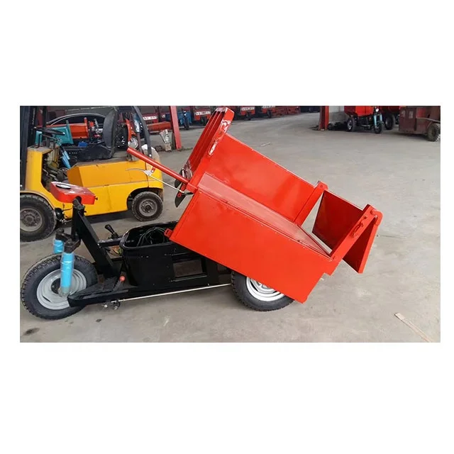 Concrete mortar transport equipment  electric tricycle feed tricycle site