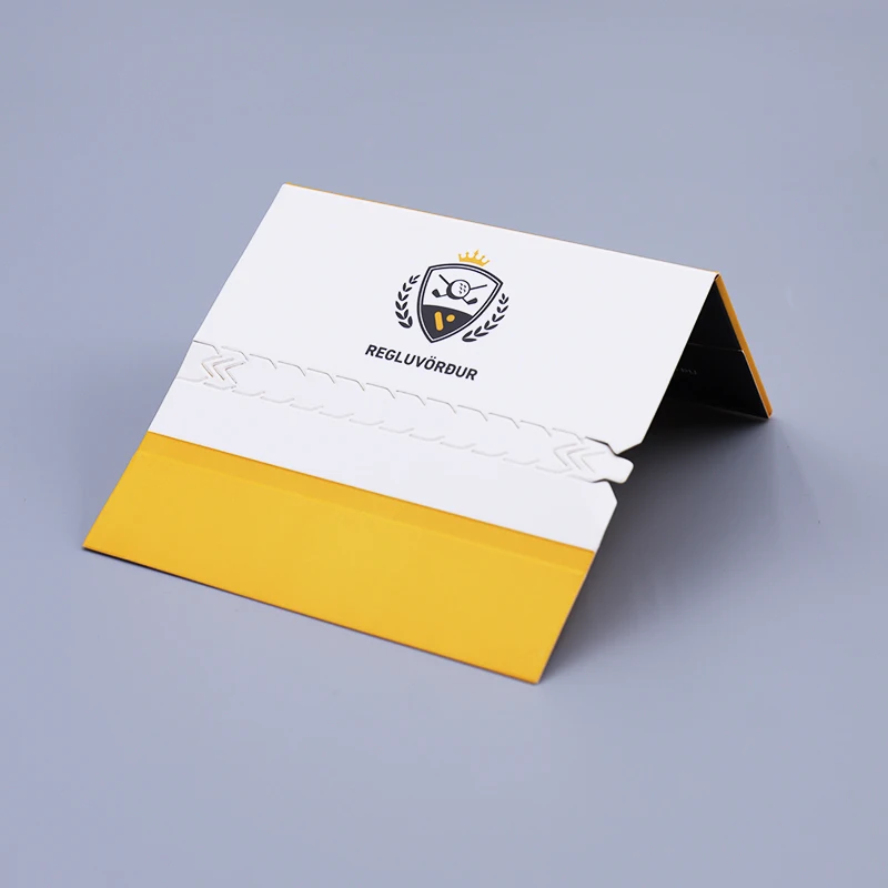 Custom Logo Printing Cardboard Paper VIP Member Card Envelopes UV Spot Gift Card Packaging Envelope