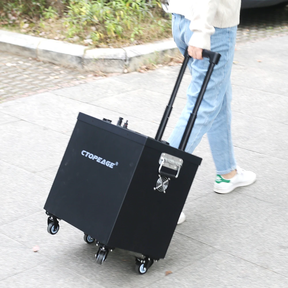 Powerful Solar Electric Generator With Panel Portable Power Station 1500W 2500w 3500W Solar generator 220v